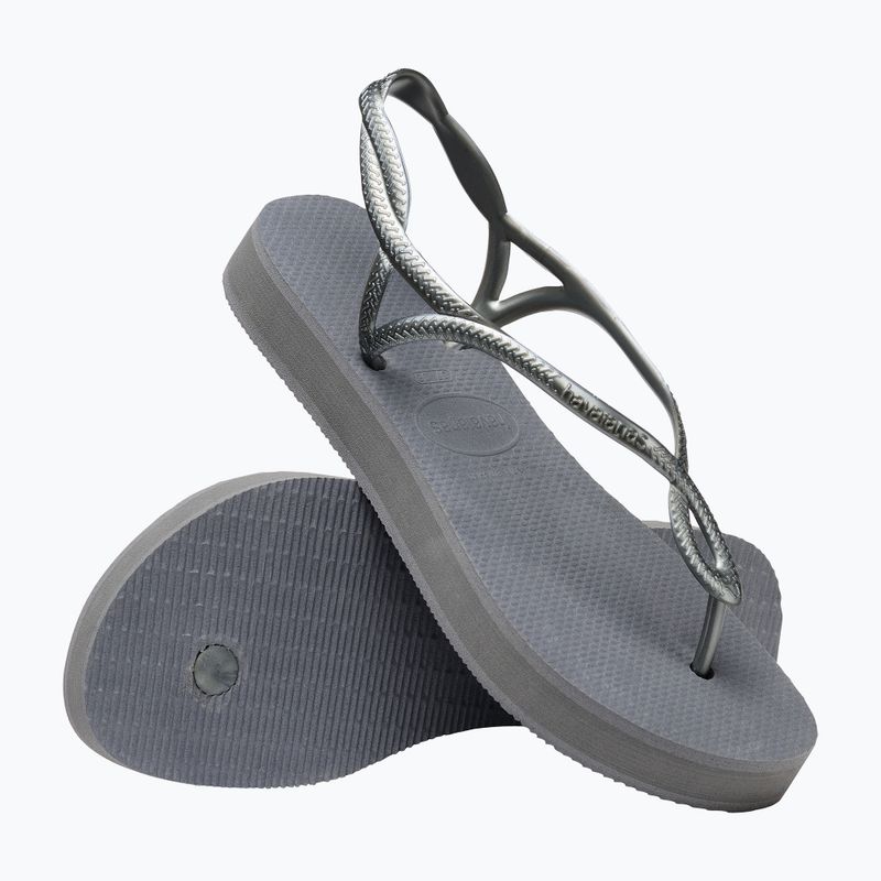 Дамски сандали Havaianas Luna Flatform grey steel 12