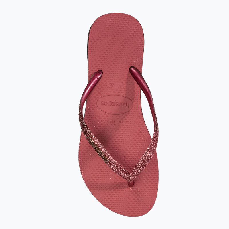 Дамски джапанки Havaianas Slim Sparkle II pau brasil 5