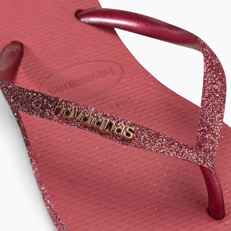 Дамски джапанки Havaianas Slim Sparkle II pau brasil 7