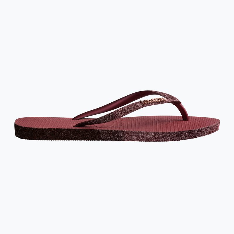 Дамски джапанки Havaianas Slim Sparkle II pau brasil 10