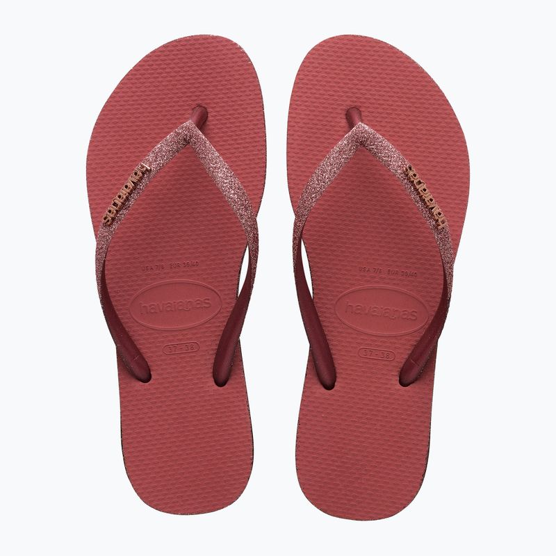 Дамски джапанки Havaianas Slim Sparkle II pau brasil 11