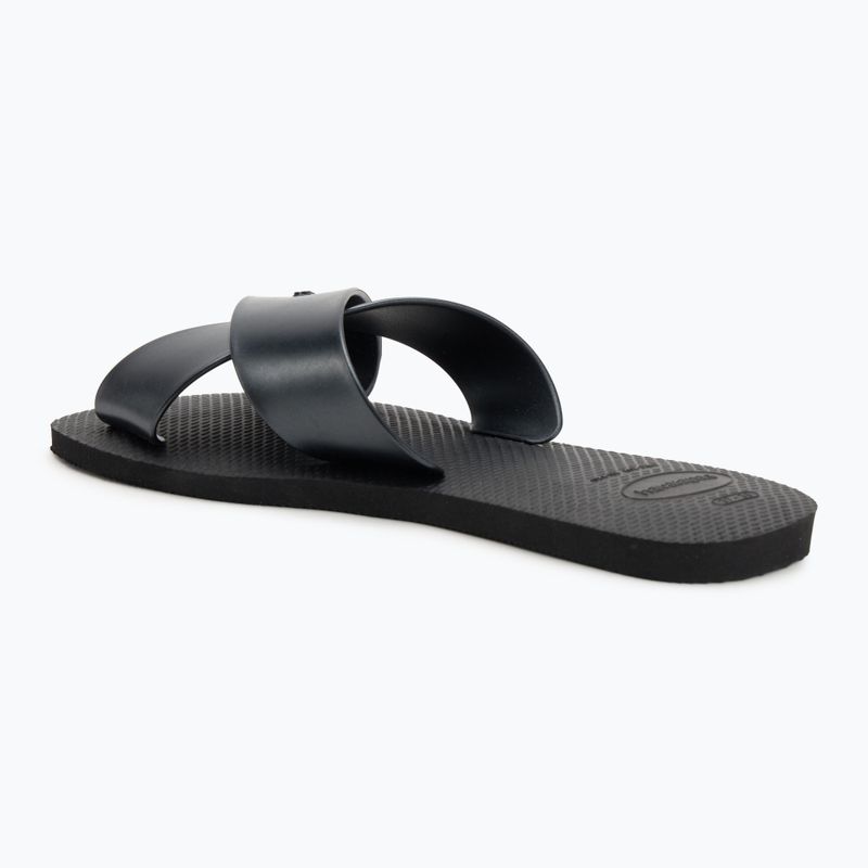 Дамски джапанки Havaianas Aqua Metallic black 3