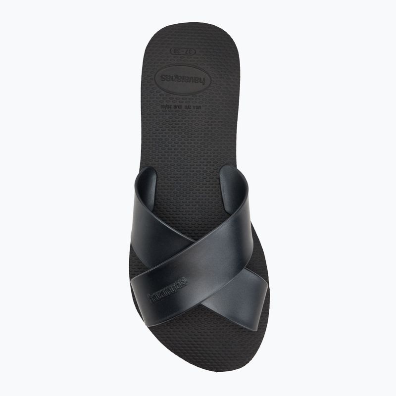 Дамски джапанки Havaianas Aqua Metallic black 5