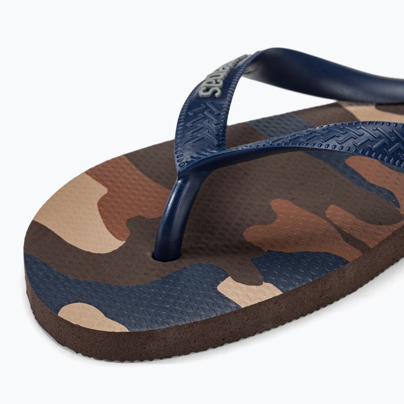 Мъжки джапанки Havaianas Top Camu dark brown 7