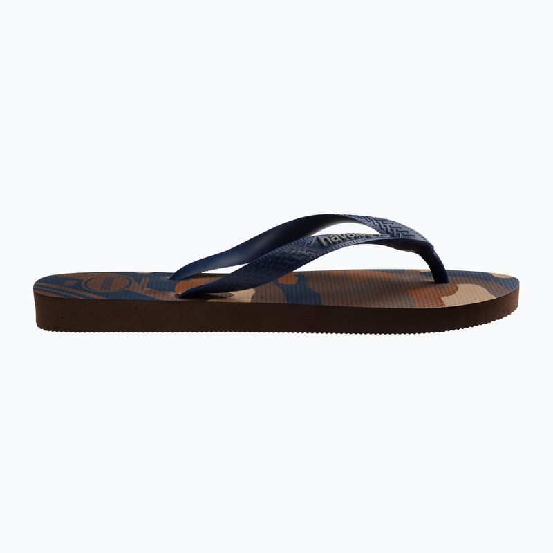 Мъжки джапанки Havaianas Top Camu dark brown 9