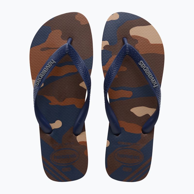Мъжки джапанки Havaianas Top Camu dark brown 10