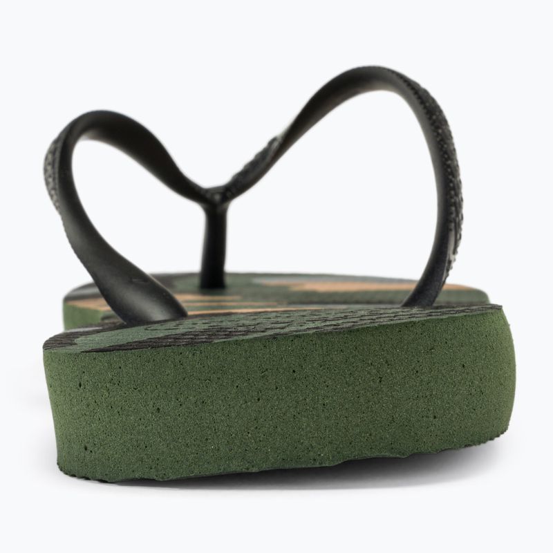 Мъжки джапанки Havaianas Top Camu olive green / black 6