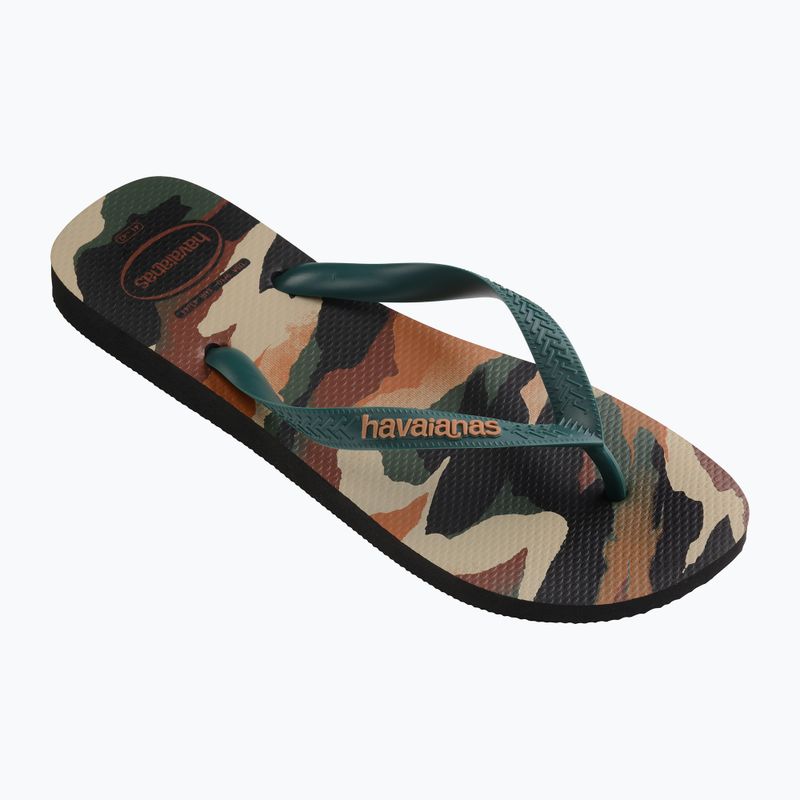 Мъжки джапанки Havaianas Top Camu black / pantanal green 8