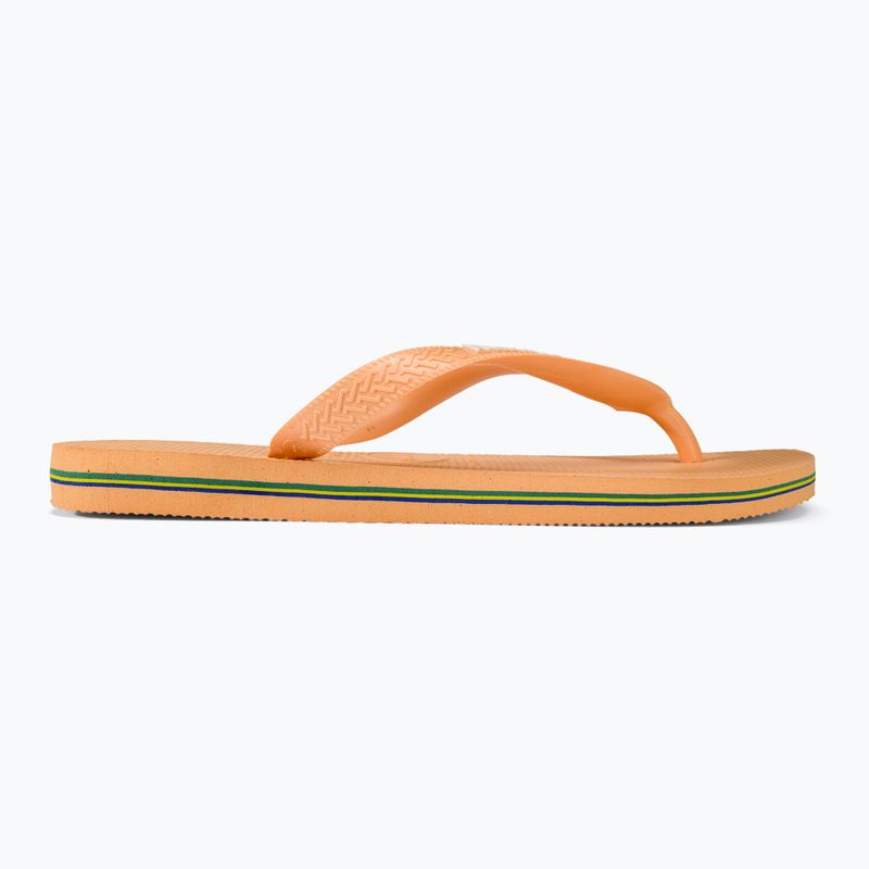 Джапанки Havaianas Brasil Logo peach 2