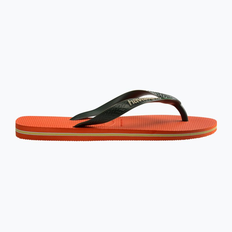 Джапанки Havaianas Brasil Logo sunset orange 9