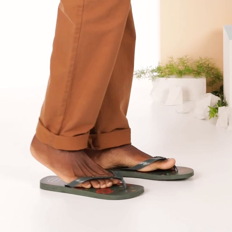 Мъжки джапанки Havaianas Top Tribo olive green 16