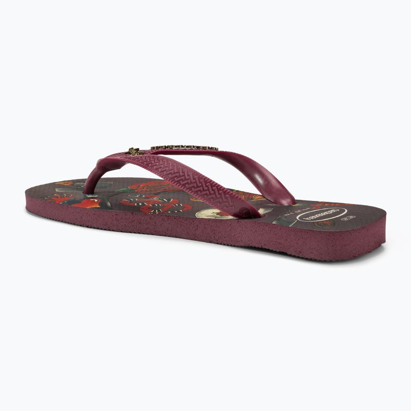 Мъжки джапанки Havaianas Top Tribo dark brown 3