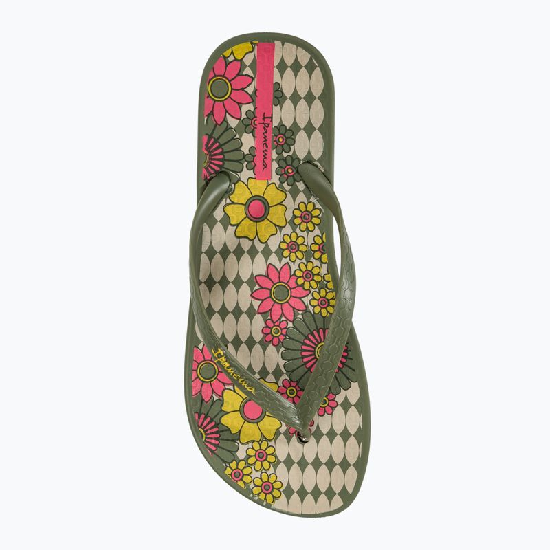 Дамски джапанки Ipanema Anatomic Temas green/beige/pink 5