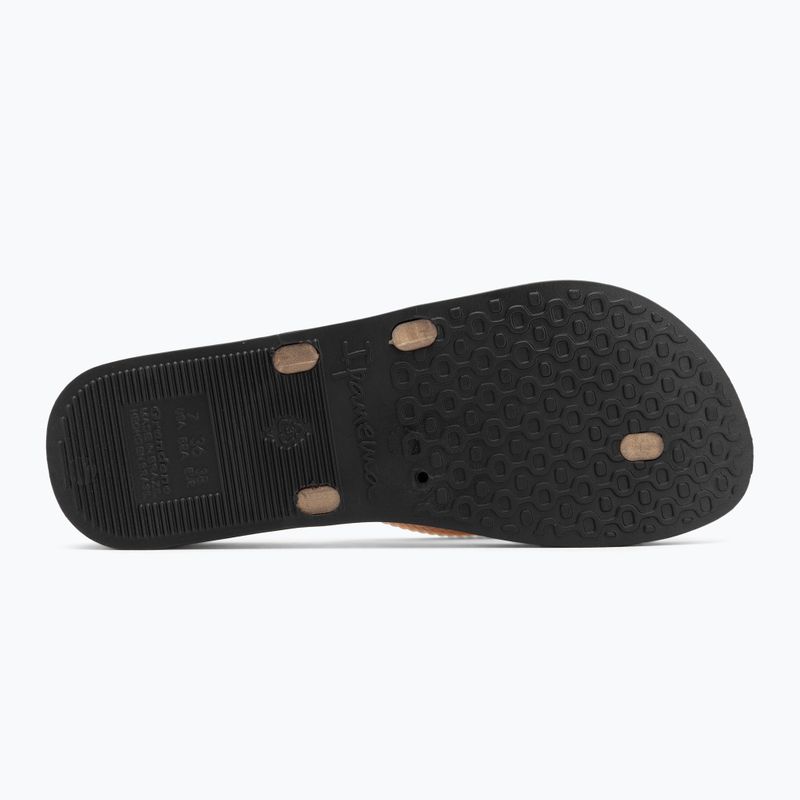 Дамски джапанки Ipanema Bossa Soft V black/gold 5