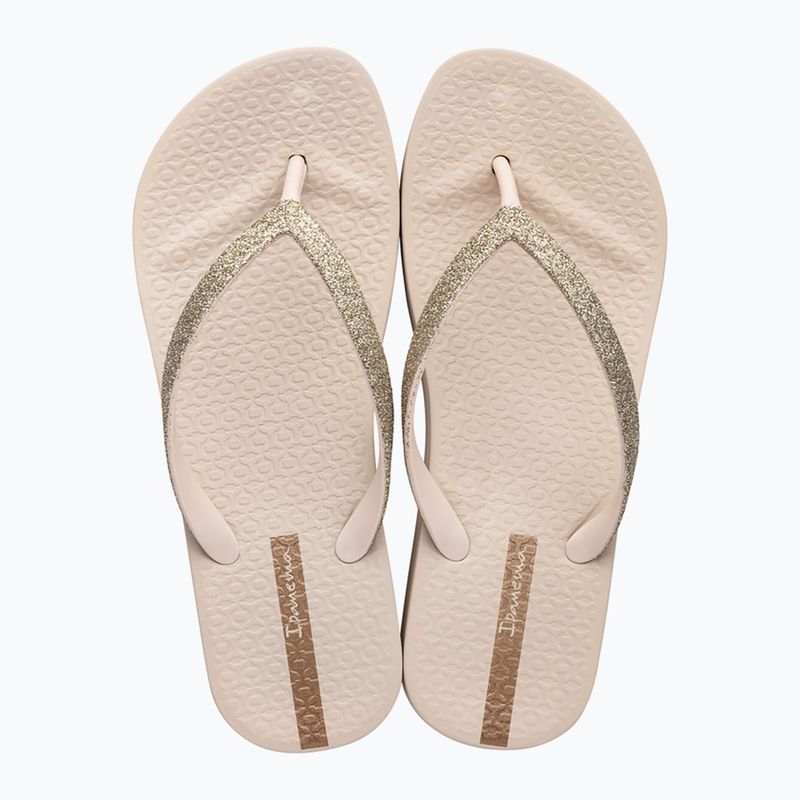 Дамски джапанки Ipanema Mesh Chic Plat beige/glitter 2