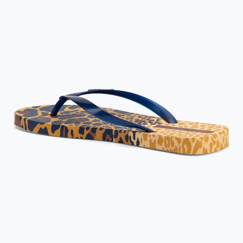 Дамски джапанки Ipanema Animal Print VI yellow/pearly blue 3