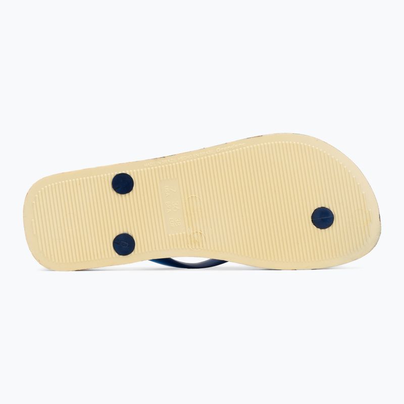 Дамски джапанки Ipanema Animal Print VI yellow/pearly blue 4