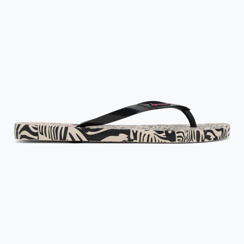 Джапанки Ipanema Animal Print VI beige/black/pink за жени 2