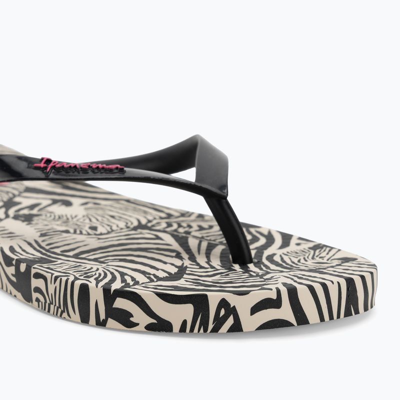 Джапанки Ipanema Animal Print VI beige/black/pink за жени 7