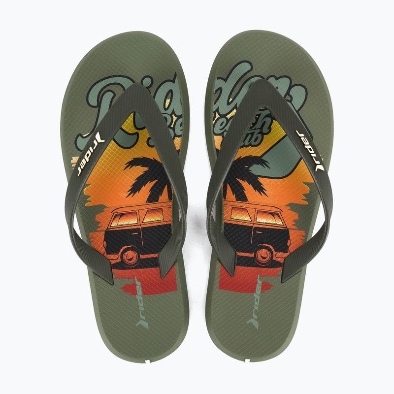 Мъжки джапанки RIDER R1 Energy VII green/orange/yellow 2