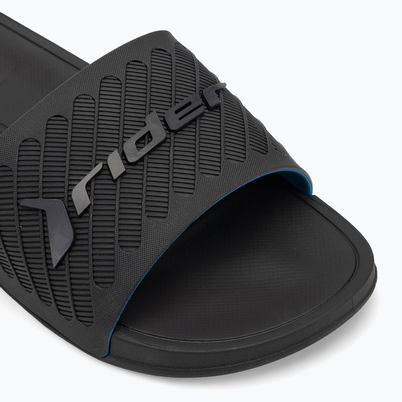 Джапанки RIDER Free II Slide black/blue за мъже 7