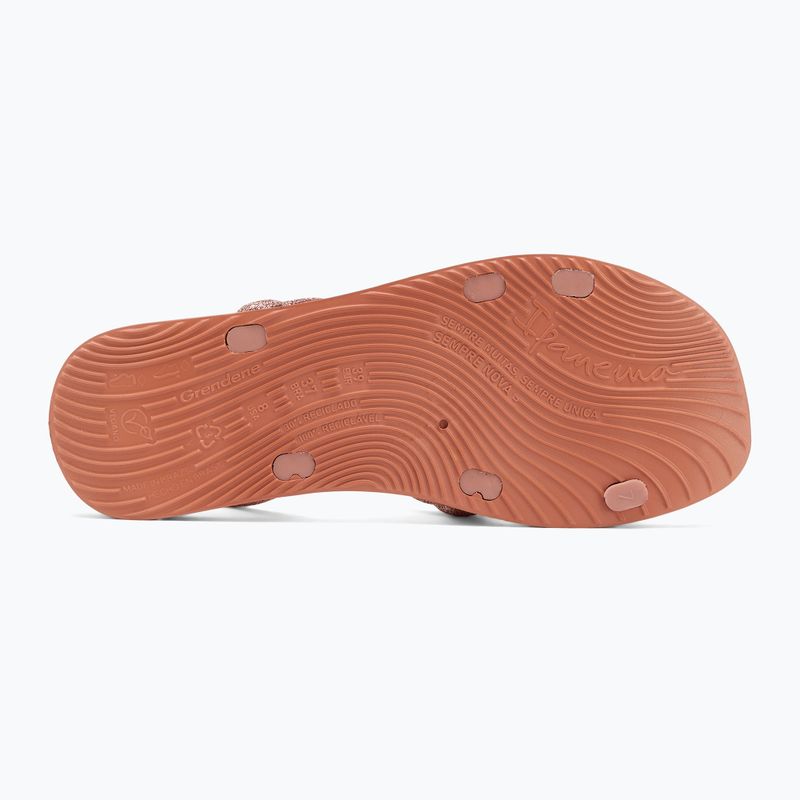 Дамски сандали с плочки Ipanema Solar Glow Sand pink/glitter/brown 4