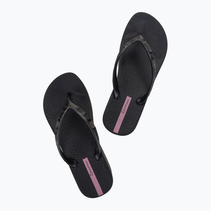 Джапанки Ipanema Mesh X Plat black/black/lilac за жени 3
