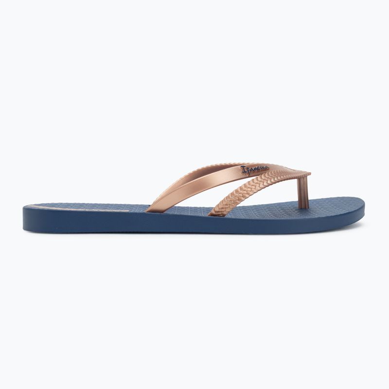 Джапанки Ipanema Bossa blue/metallic pink за жени 2