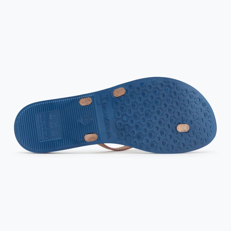 Джапанки Ipanema Bossa blue/metallic pink за жени 4