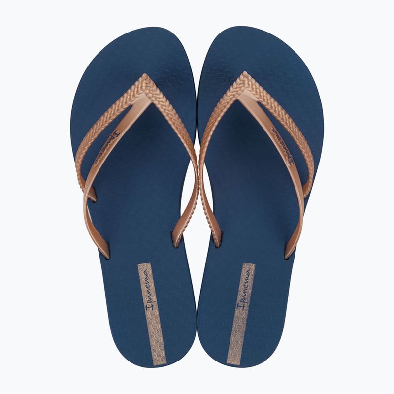 Джапанки Ipanema Bossa blue/metallic pink за жени 2