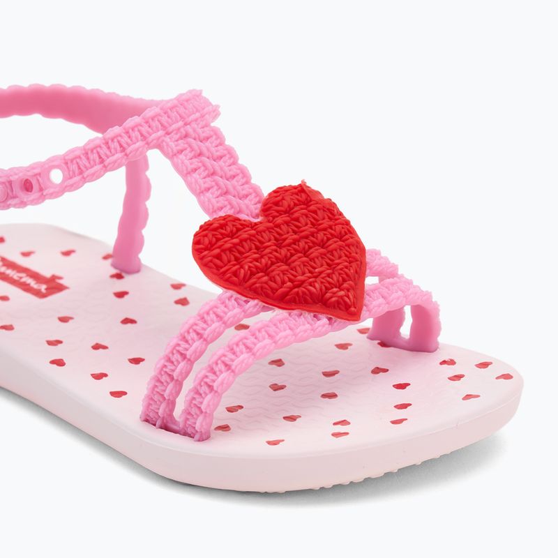 Ipanema My First Baby розови/розови/червени сандали 7