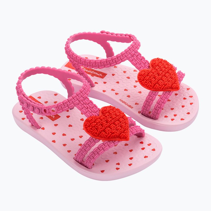 Ipanema My First Baby розови/розови/червени сандали 8