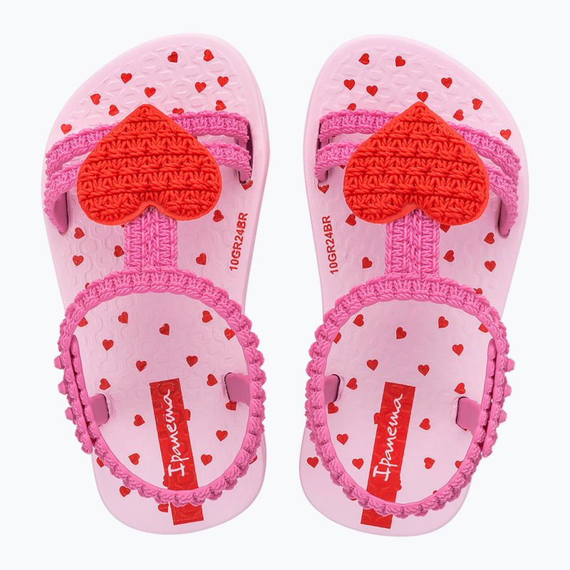 Ipanema My First Baby розови/розови/червени сандали 9