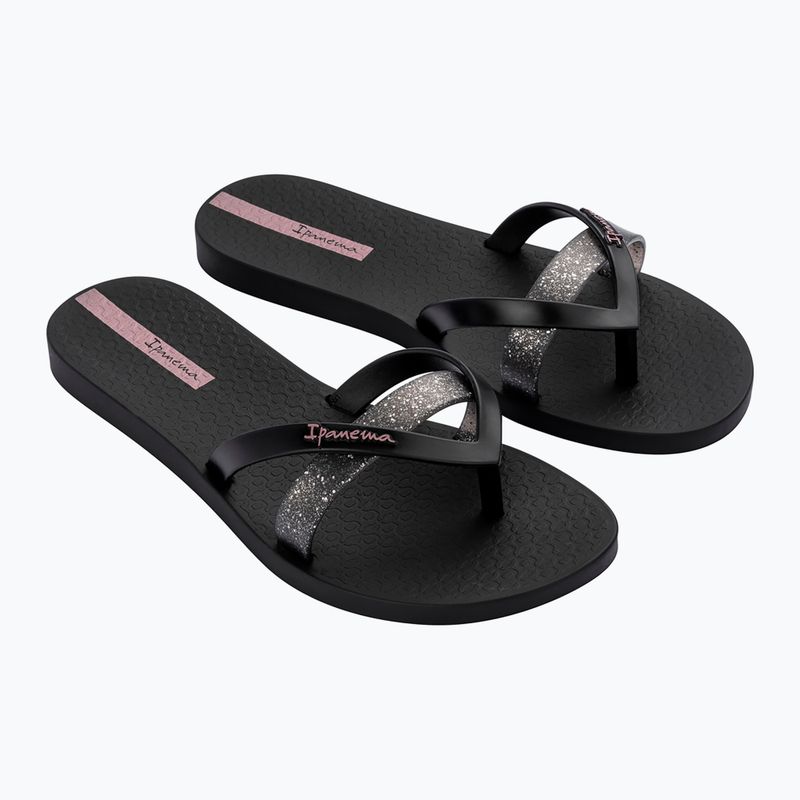 Джапанки Ipanema Kirei Chic black/glitter/purple за жени