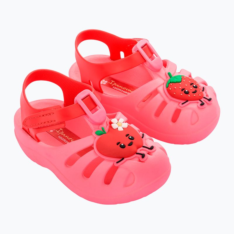 Ipanema Summer XIV Baby тъмнорозови/червени сандали