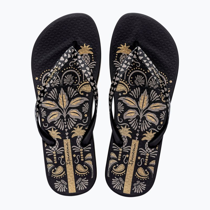 Ipanema Anat Nature VIII дамски джапанки black/black/gold 2