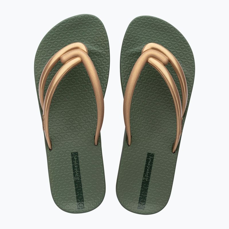 Дамски джапанки Ipanema Comfy green/gold 2