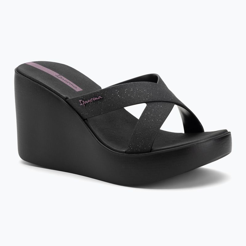 Дамски джапанки Ipanema High Fashion II Slide black/glitter black/lilac