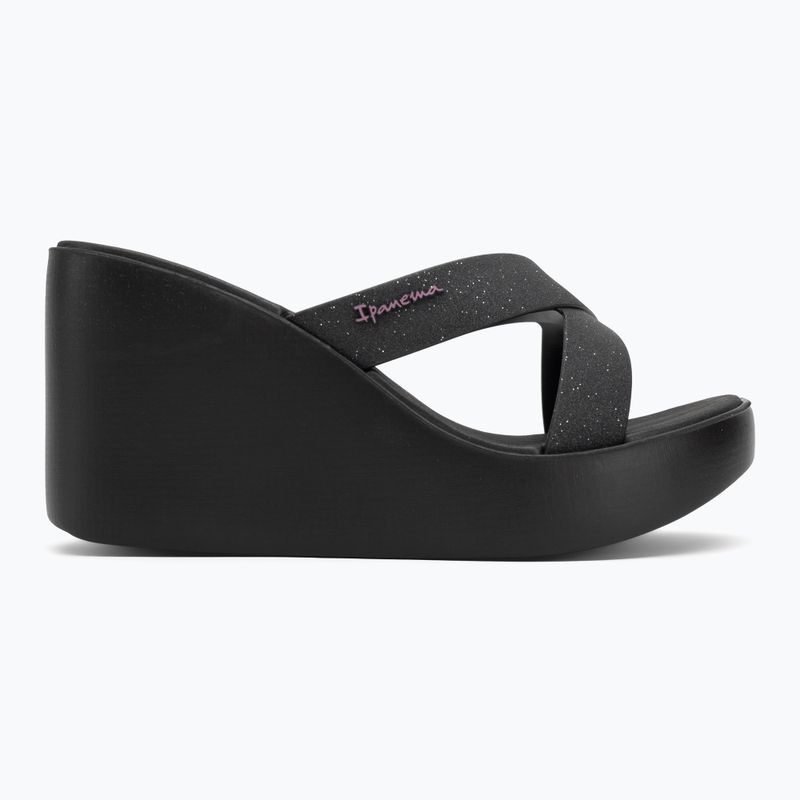 Дамски джапанки Ipanema High Fashion II Slide black/glitter black/lilac 2