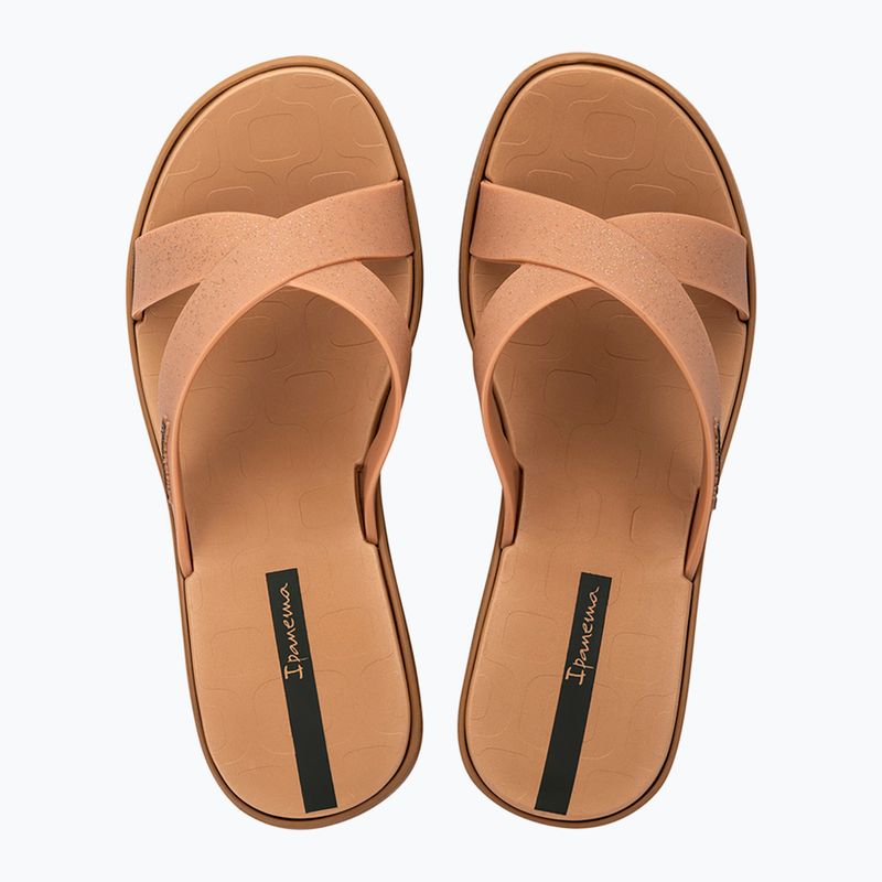 Дамски джапанки Ipanema High Fashion II Slide beige/glitter beige/green 9