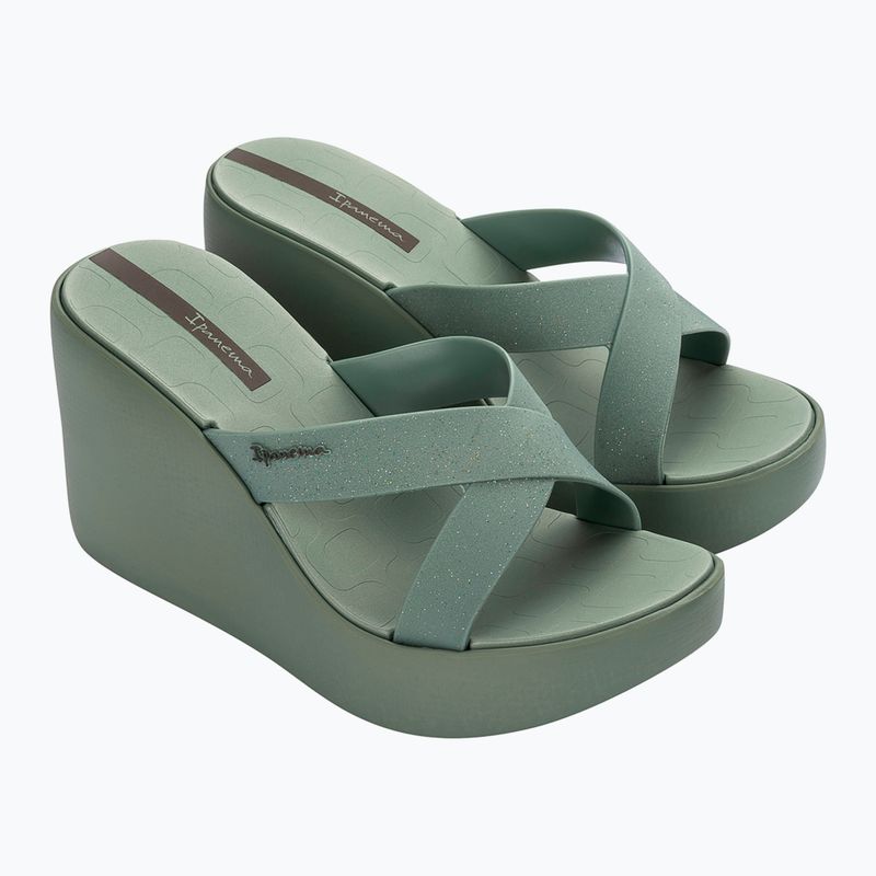 Дамски джапанки Ipanema High Fashion II Slide green/glitter green/grey