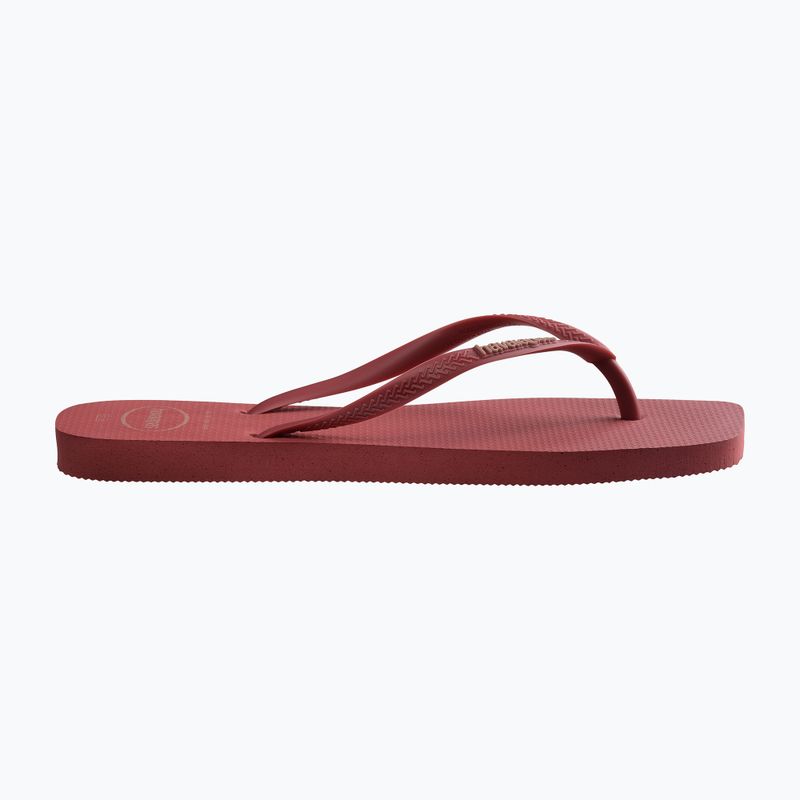 Дамски джапанки Havaianas Square Logo Pop Up pau brasil 9