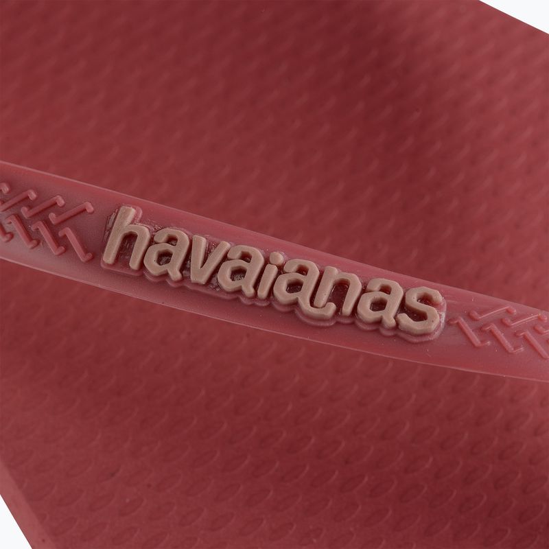 Дамски джапанки Havaianas Square Logo Pop Up pau brasil 12