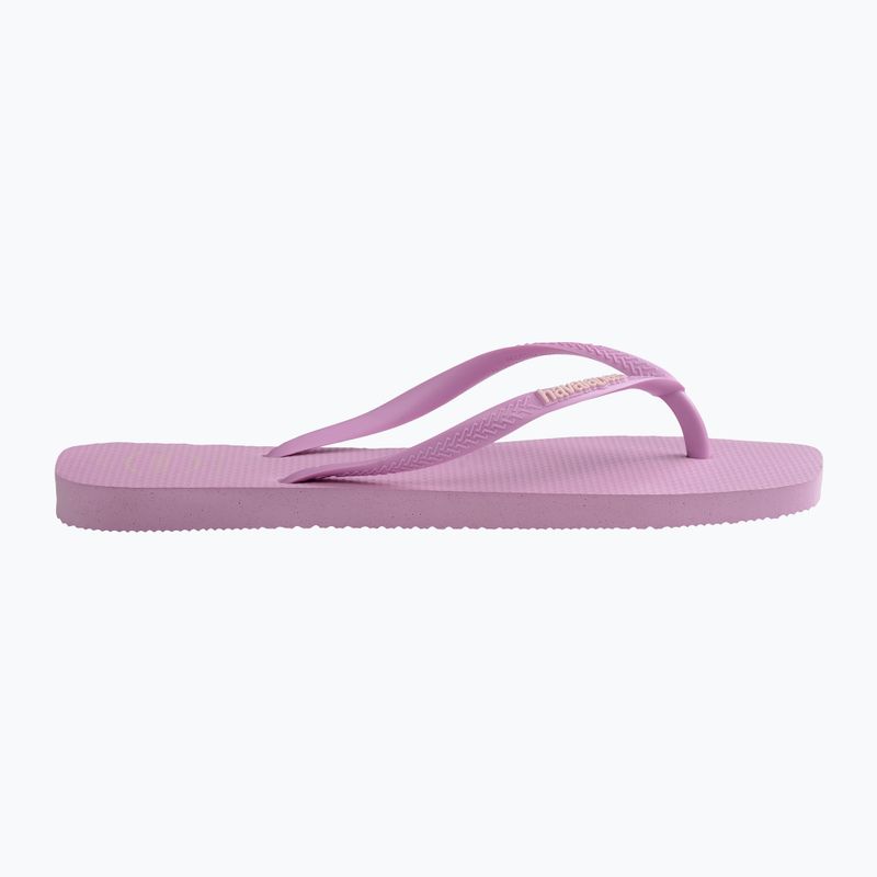 Дамски джапанки Havaianas Square Logo Pop Up fresh lavender 9