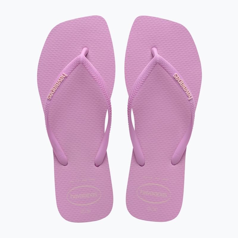 Дамски джапанки Havaianas Square Logo Pop Up fresh lavender 10