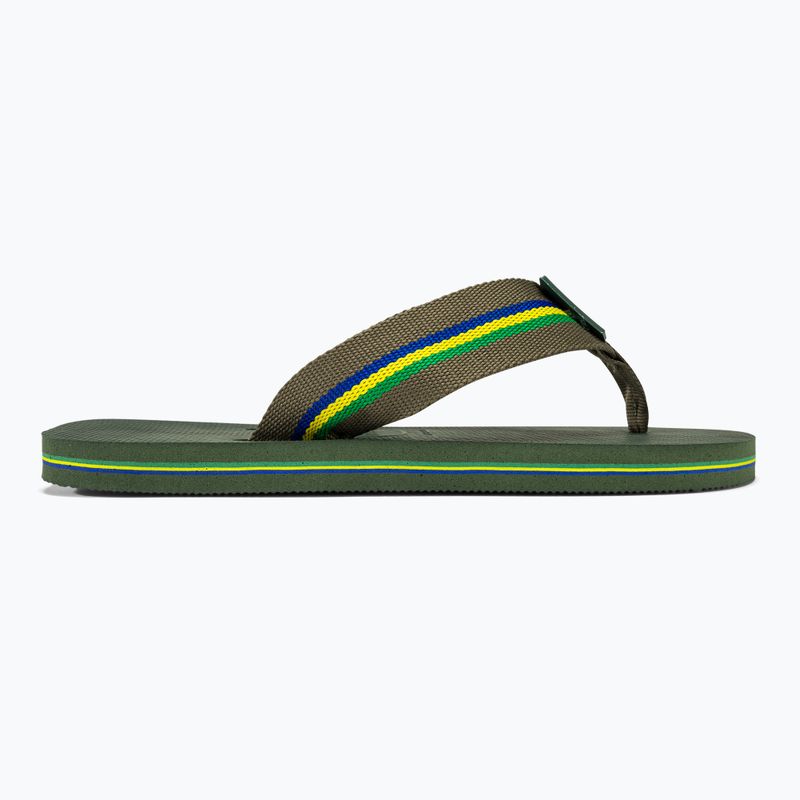 Мъжки джапанки Havaianas Urban Brasil olive green 2