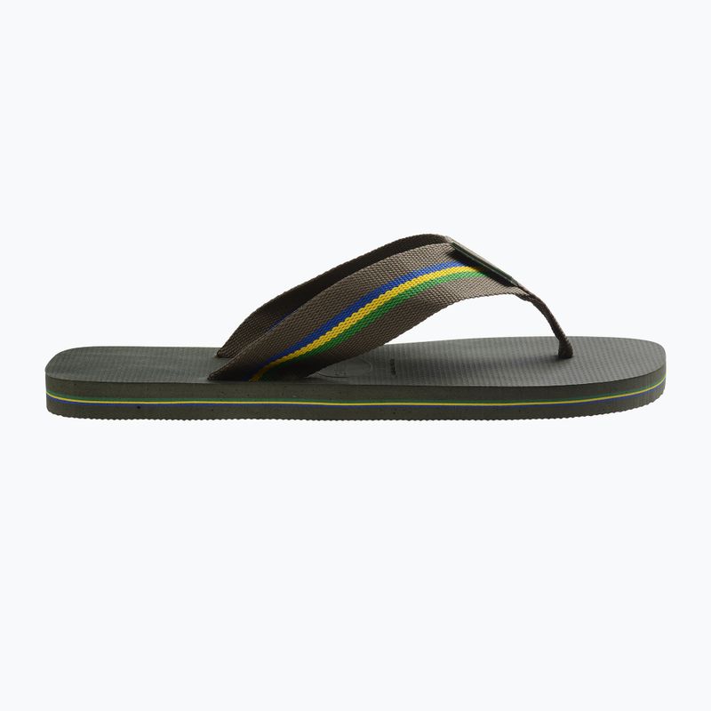 Мъжки джапанки Havaianas Urban Brasil olive green 9