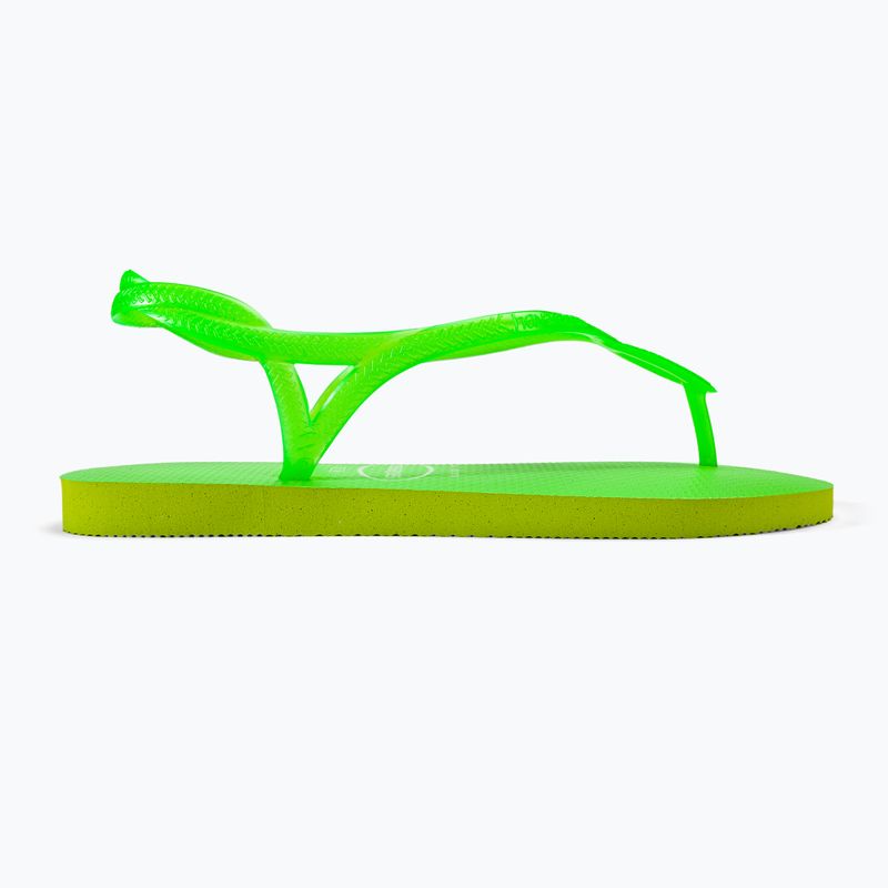 Дамски сандали Havaianas Luna Neon lemon green 2