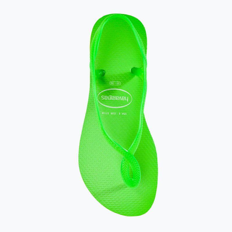 Дамски сандали Havaianas Luna Neon lemon green 4