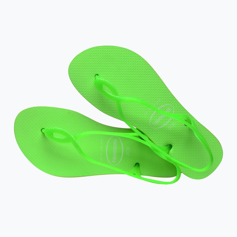 Дамски сандали Havaianas Luna Neon lemon green 11